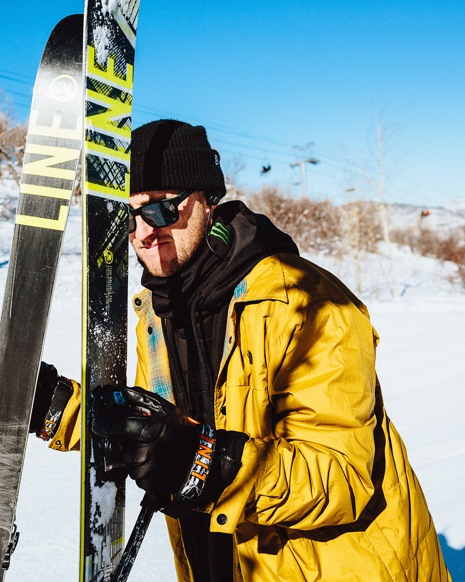 Tom Wallisch at Park City, UT. Shot for Bose.